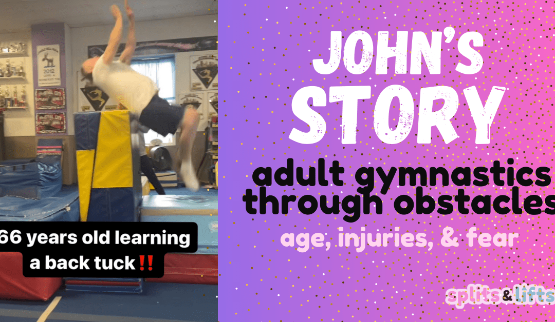 66 years old & learning how to do a back tuck: John’s Story